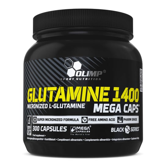 Olimp, Glutamine 1400 Mega Caps - 300 капсул