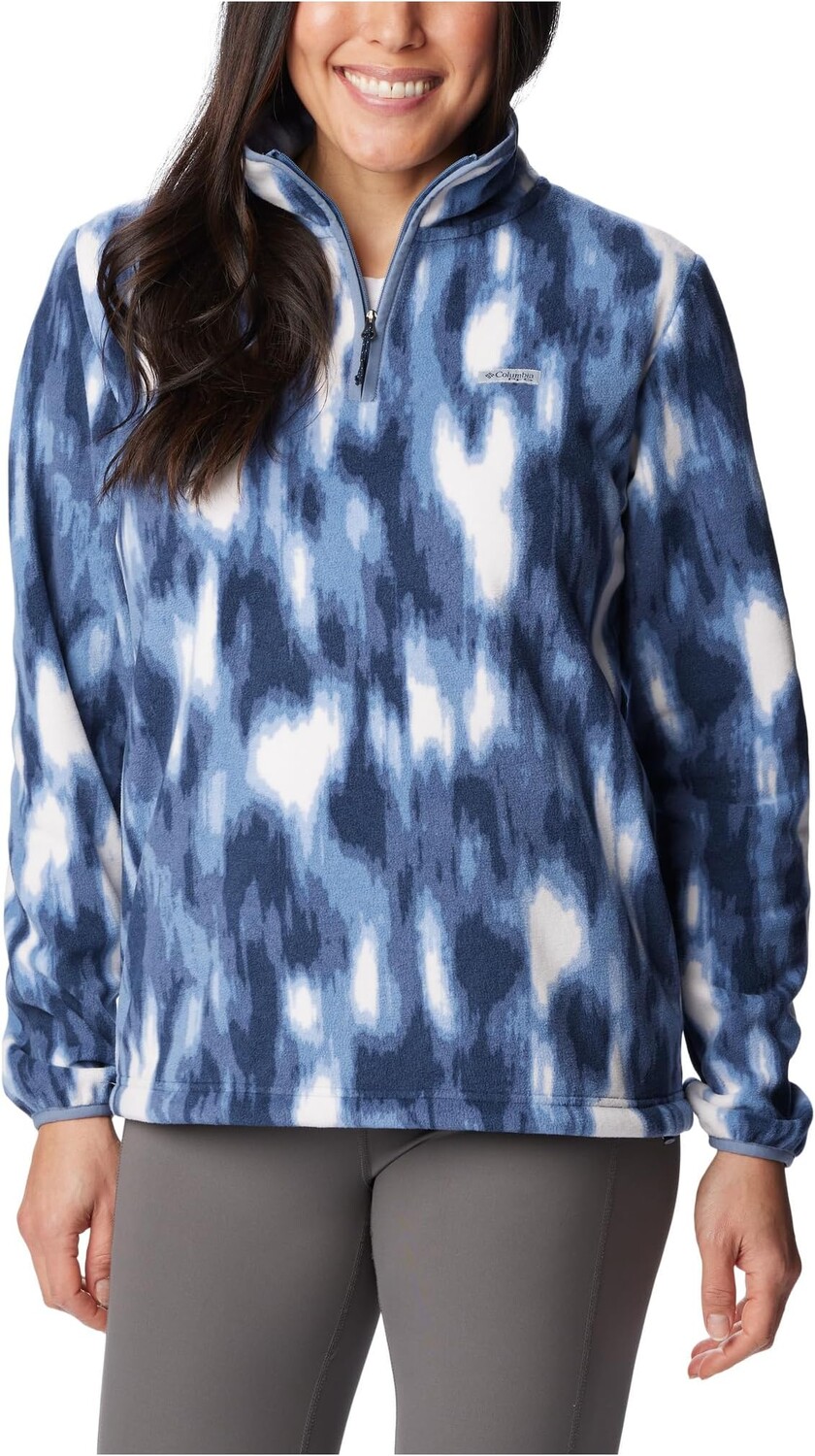 

Куртка Super Tidal Fleece 1/4 Zip Columbia, цвет Collegiate Navy Reflections