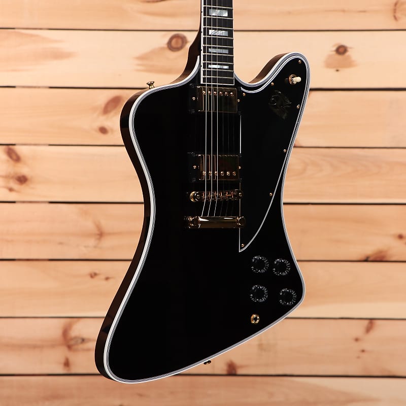 Электрогитара Gibson Firebird Custom - Ebony - CS301240 - PLEK'd