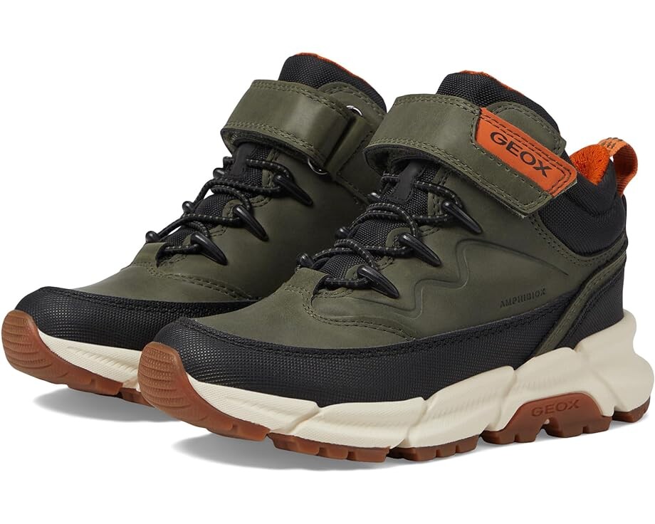 

Кроссовки Geox Flexyper Plus 1, цвет Military/Orange