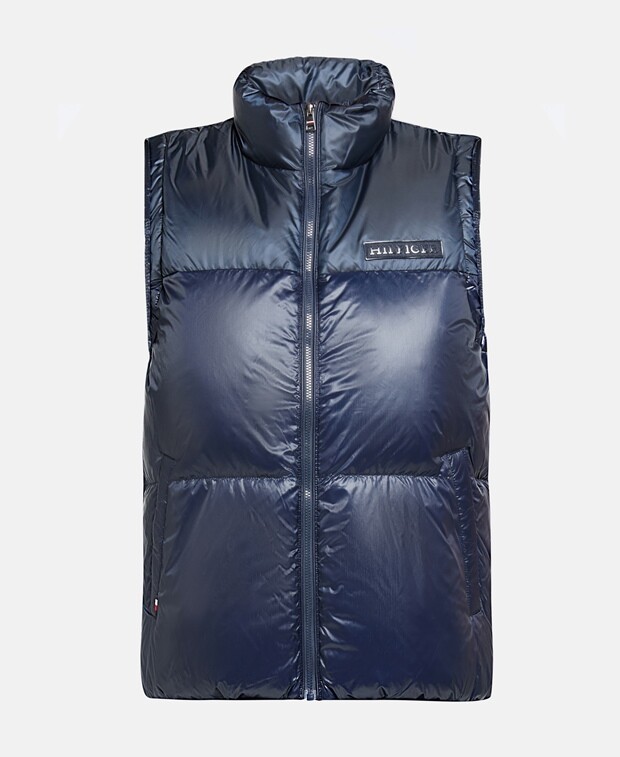 

Пуховый жилет Tommy Hilfiger, темно-синий