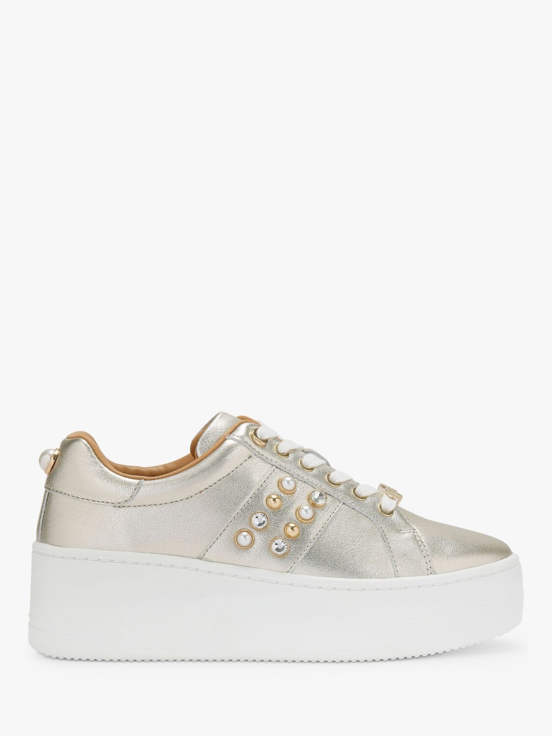 

Кроссовки на шнуровке Carvela Precious, золотистый, золотой