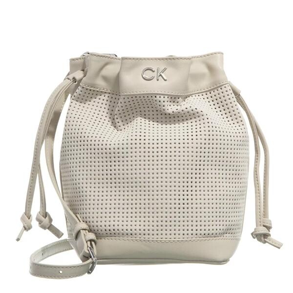 

Сумка re-lock drawstring bag small perf stoney Calvin Klein, бежевый