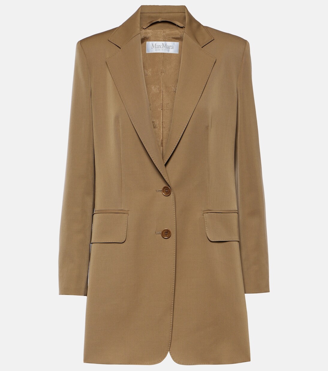 

Блейзер caprile из шерсти и мохера Max Mara, бежевый
