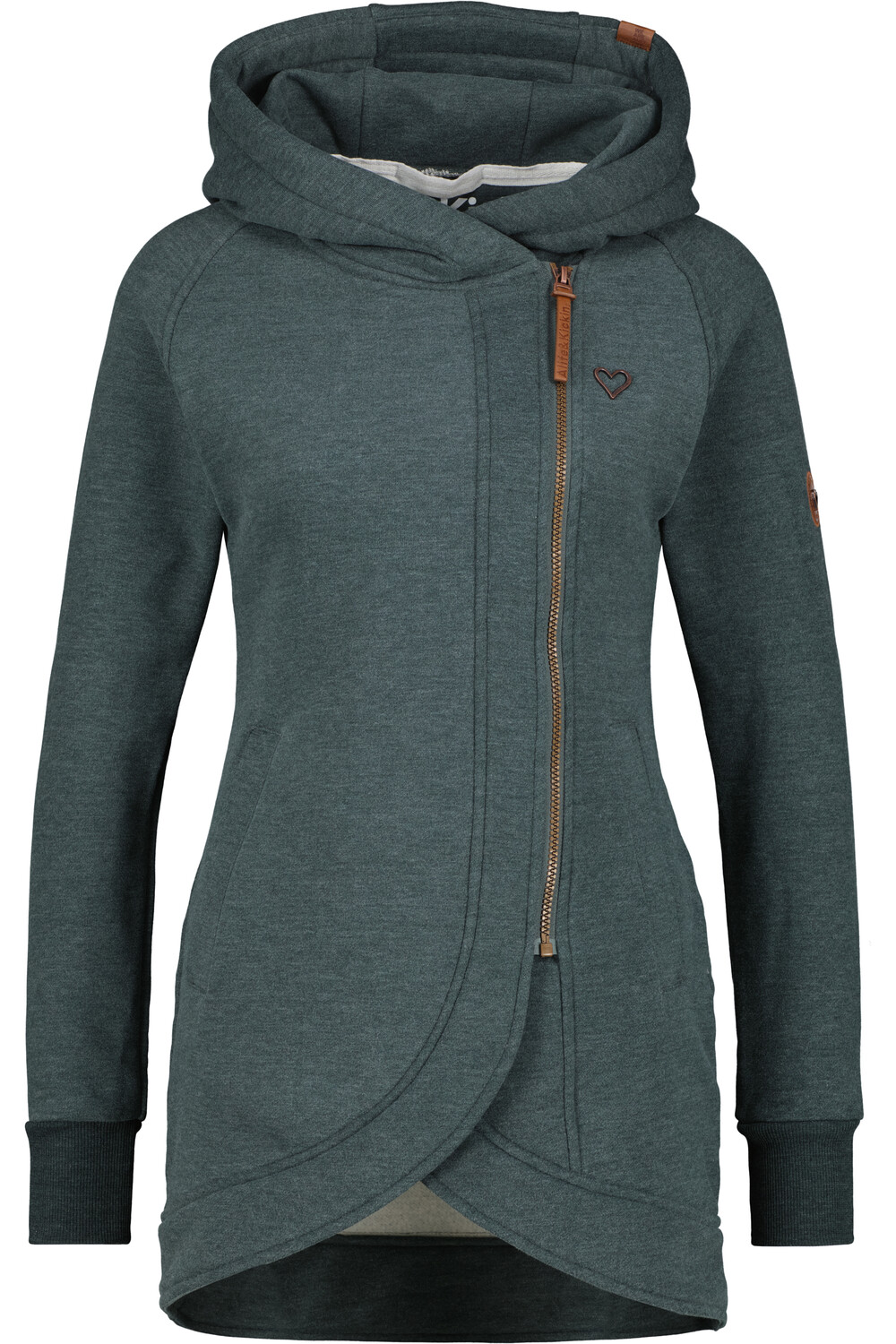 

Толстовка alife and kickin Kapuzen,, Kapuzenjacke MaryAK A, цвет dark forest melange