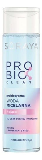 Пробиотическая успокаивающая мицеллярная вода для сухой и чувствительной кожи 250мл Soraya Probio Clean