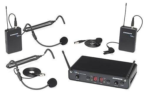 

Беспроводная система Samson Concert 288 Dual-Channel UHF Wireless Lavalier Mic Presentation System - H Band (470-518 MHz)