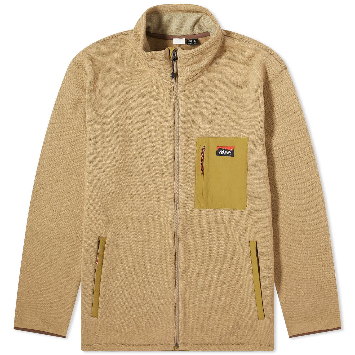 

Куртка Nanga Polartec Fleece Zip, хаки