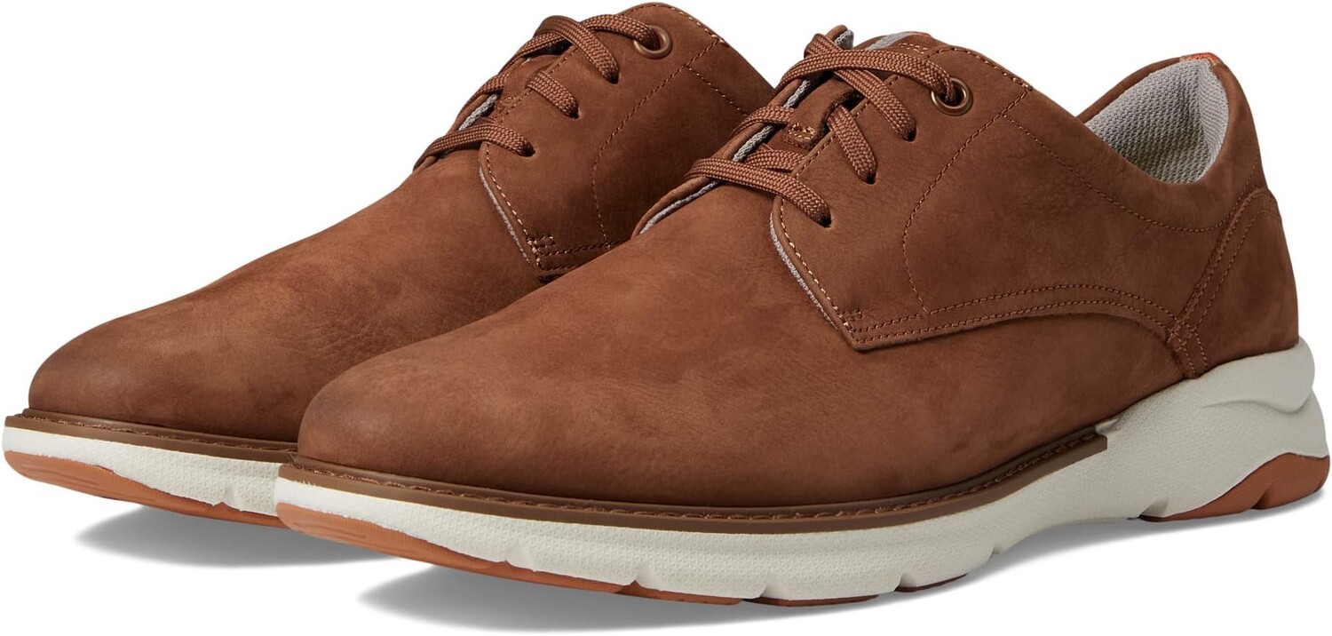 

Оксфорды Frenzi Plain Toe Oxford Florsheim, цвет Mocha Nubuck/White Sole