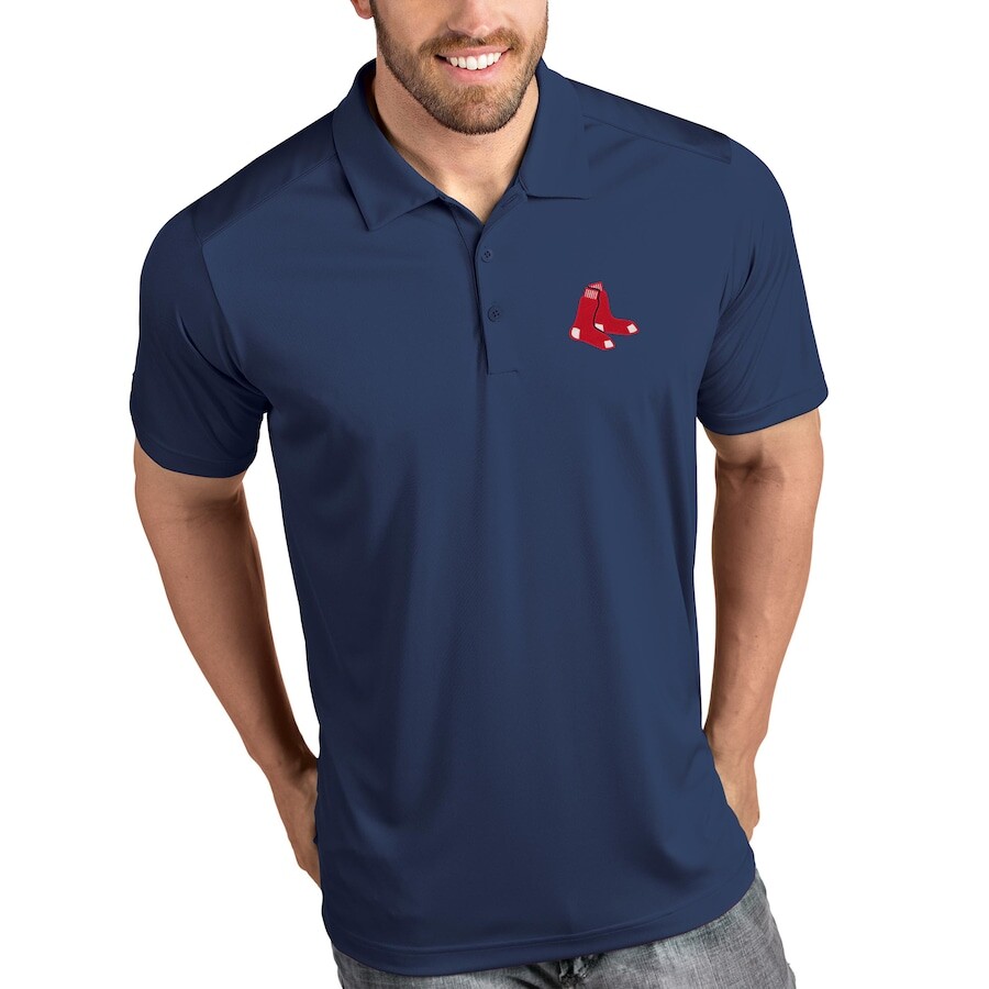 

Поло с коротким рукавом Antigua Boston Red Sox, нави