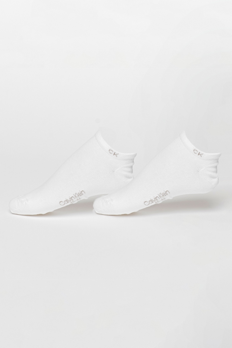 Хлопковые носки до щиколотки – 2 пары Calvin Klein, белый 2 пары партия женские хлопковые носки до щиколотки