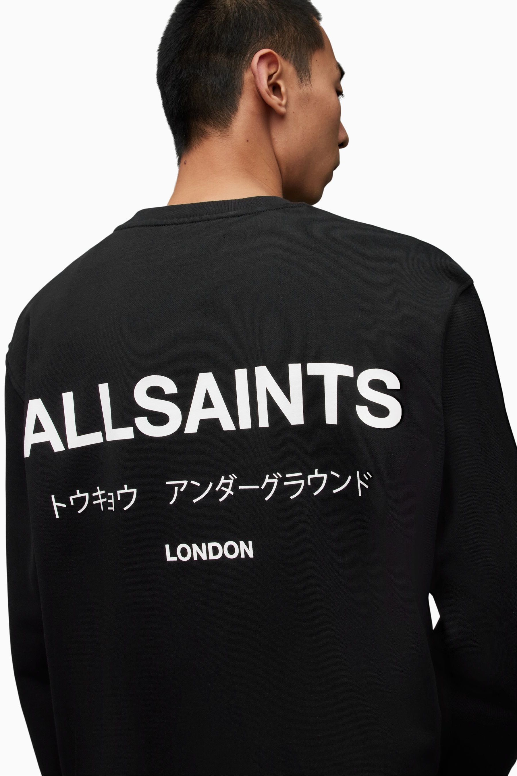 

Джемпер AllSaints Underground Crew All Saints, черный