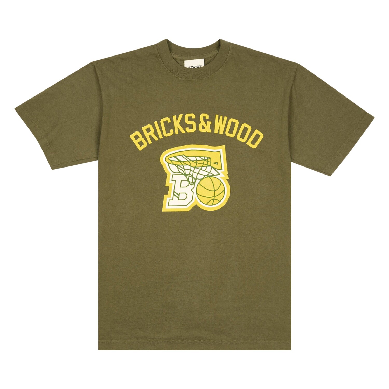 

Футболка-обруч Bricks & Wood, Оливковая, Зеленый