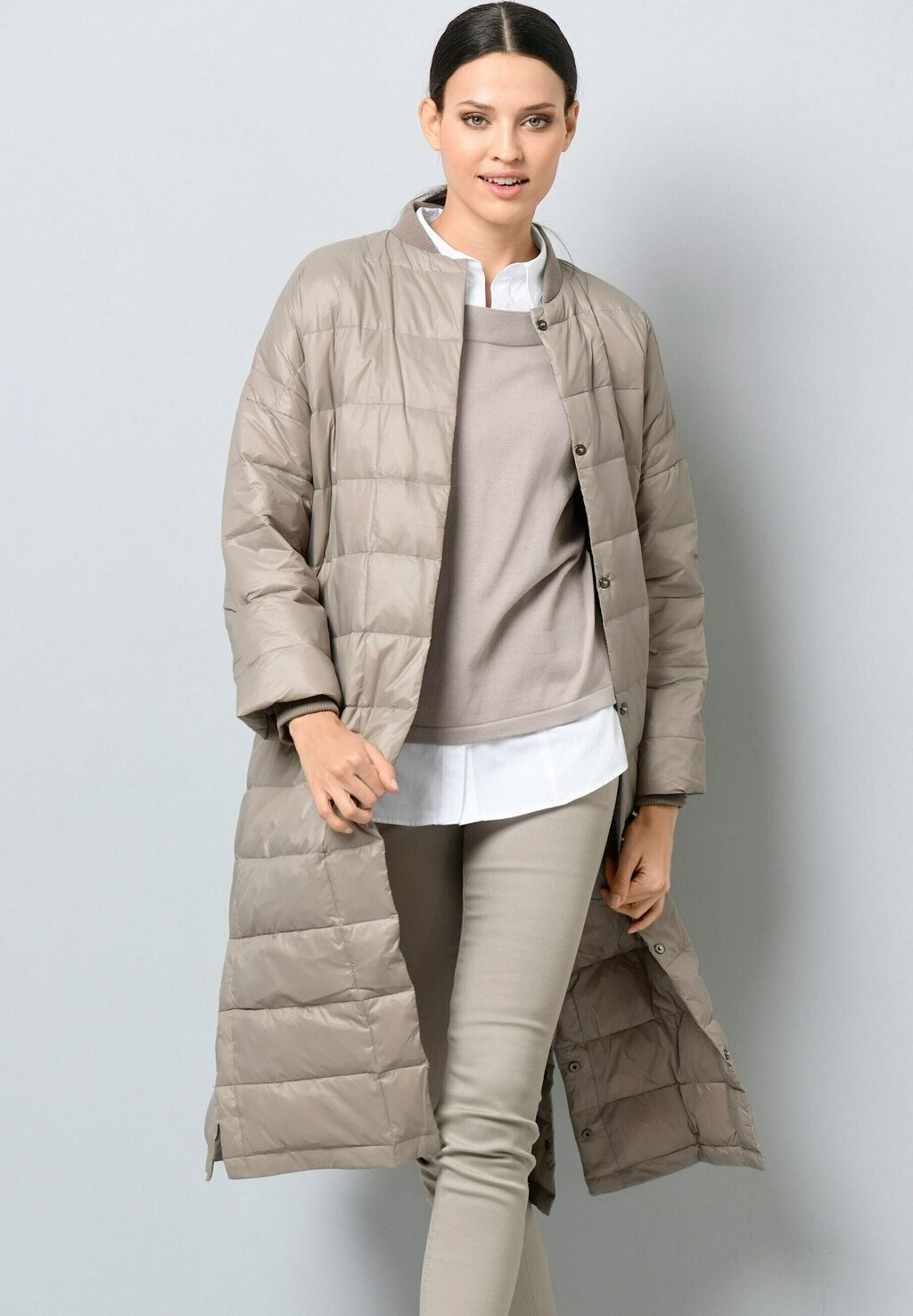 

Зимнее пальто Alba Moda, песочный