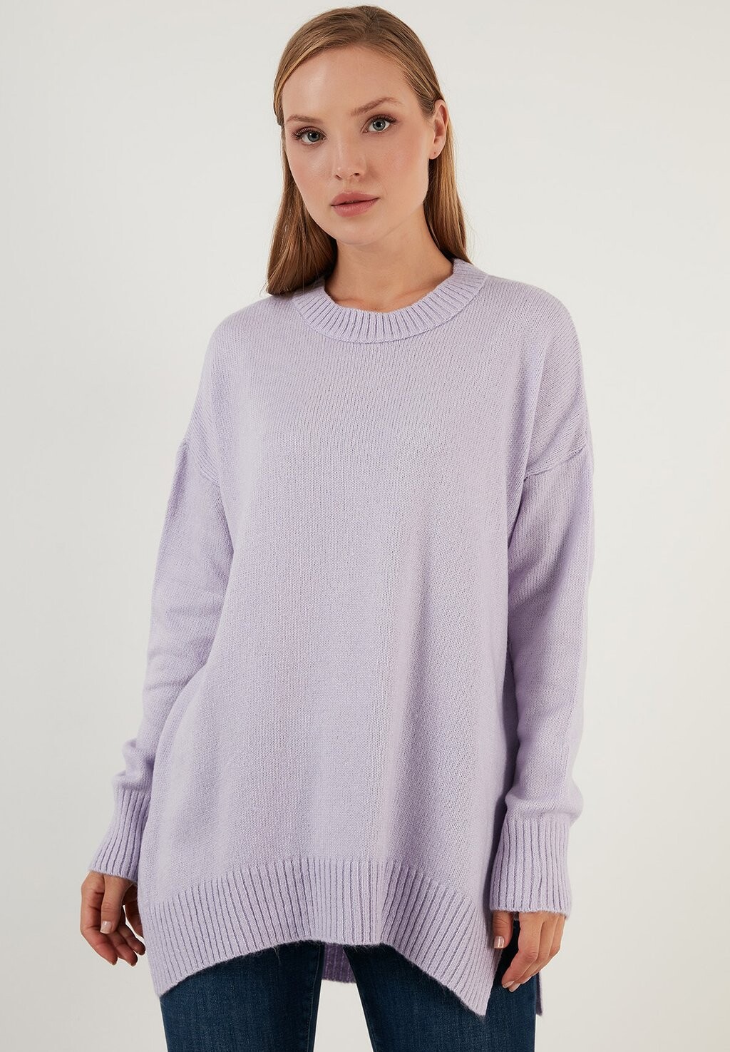 

Свитер LELA Loose Fit, сиреневый, Фиолетовый;серый