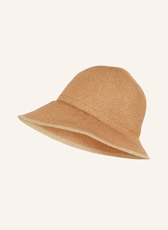 Соломенная шляпа Seeberger, коричневый панама seeberger размер m коричневый