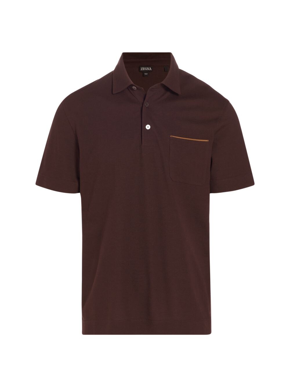 

Поло из пике ZEGNA, красный