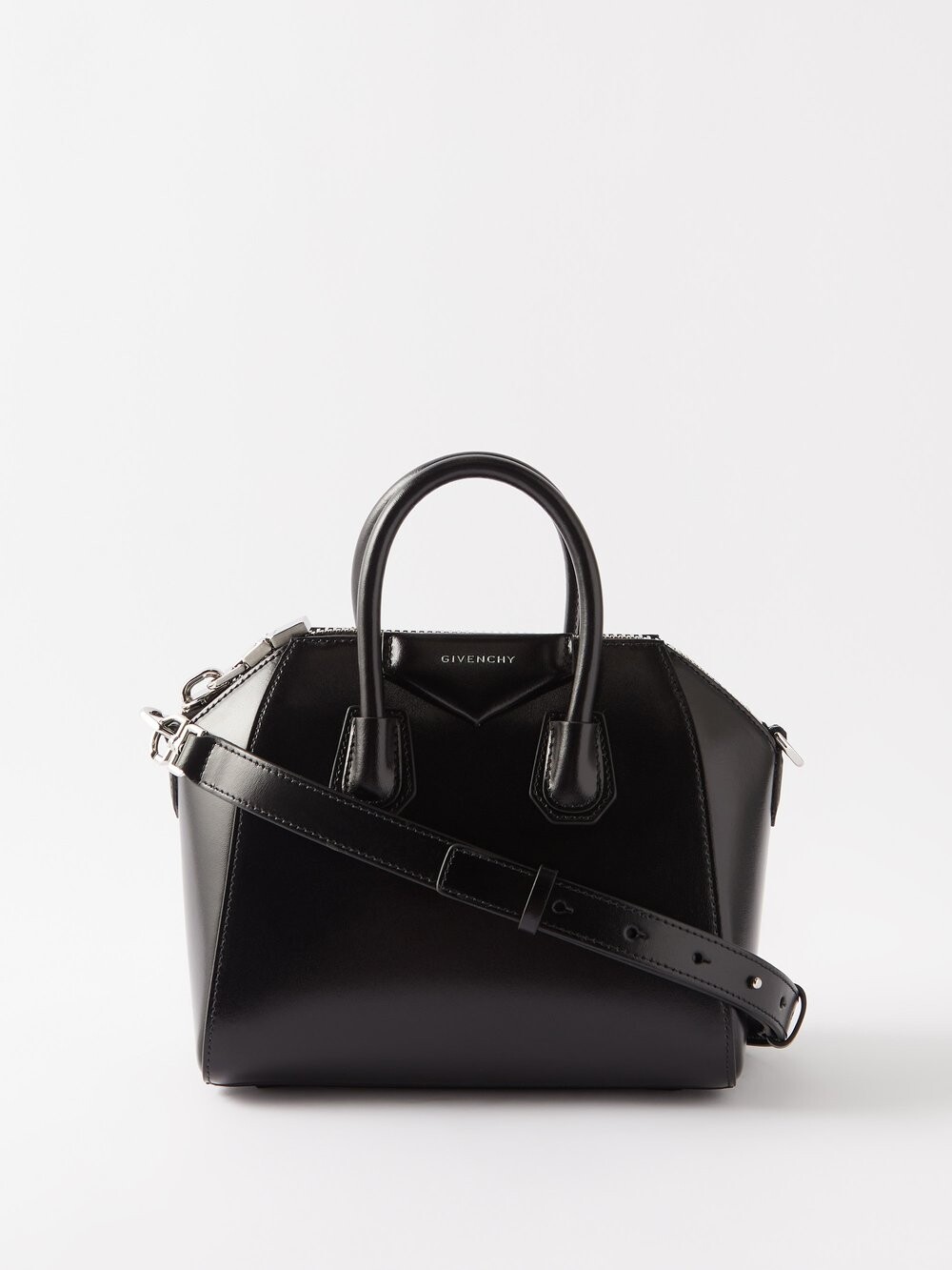 

Миниатюрная кожаная сумочка antigona Givenchy, черный