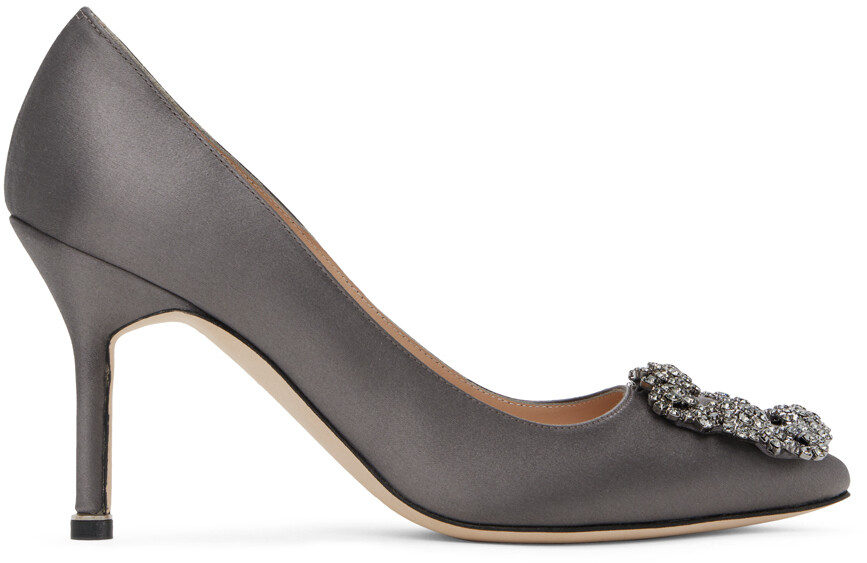

Туфли на каблуке Taupe Hangisi 90 Manolo Blahnik