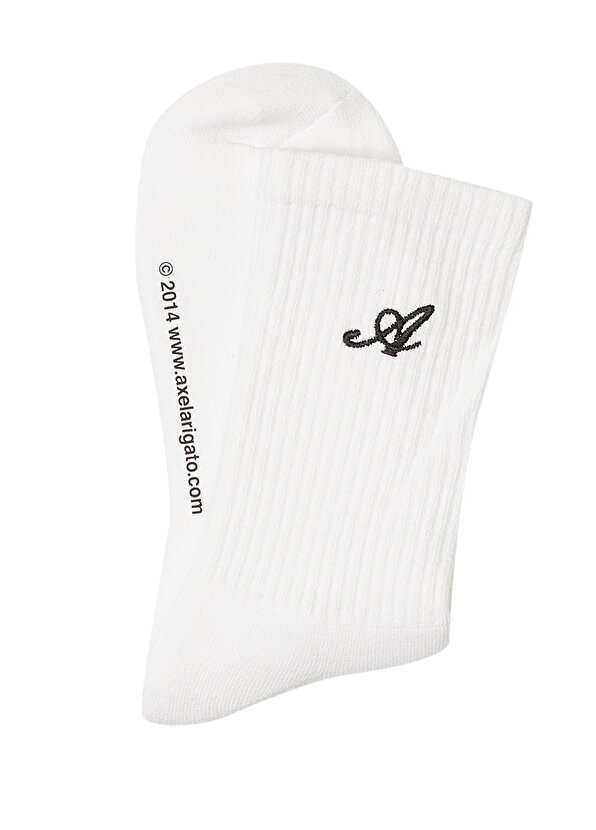 Женские носки из органического хлопка с белым логотипом Axel Arigato