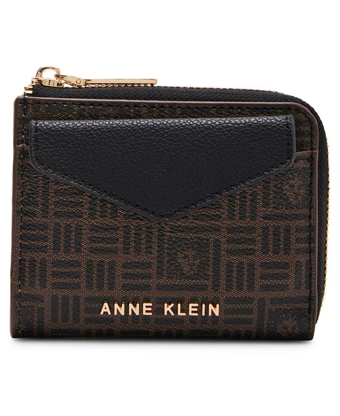 

Изогнутый кошелек с клапаном-конвертом Anne Klein, цвет Black Multi