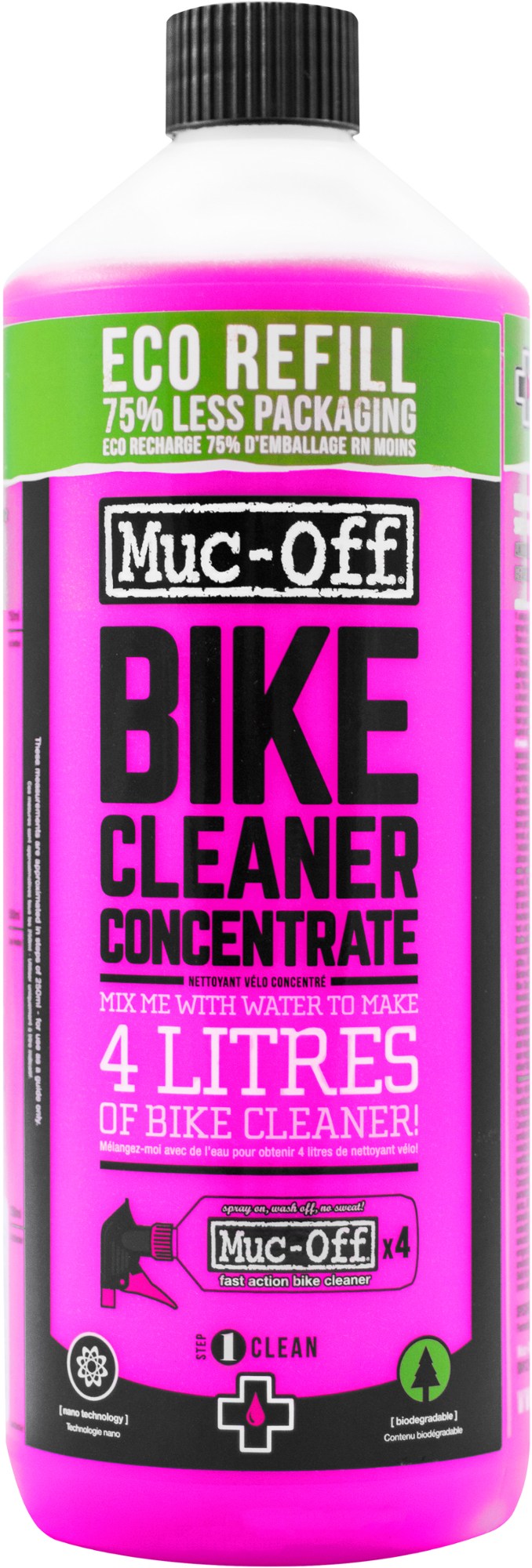 Концентрат для чистки велосипедов Muc-Off очиститель тормозов muc off disc brake cleaner workshop size 750ml