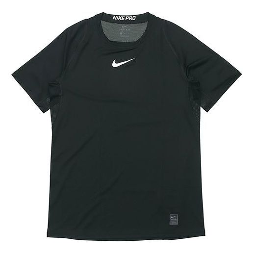 

Спортивная футболка Nike Pro Top Short Sleeve Training Tight Black, черный