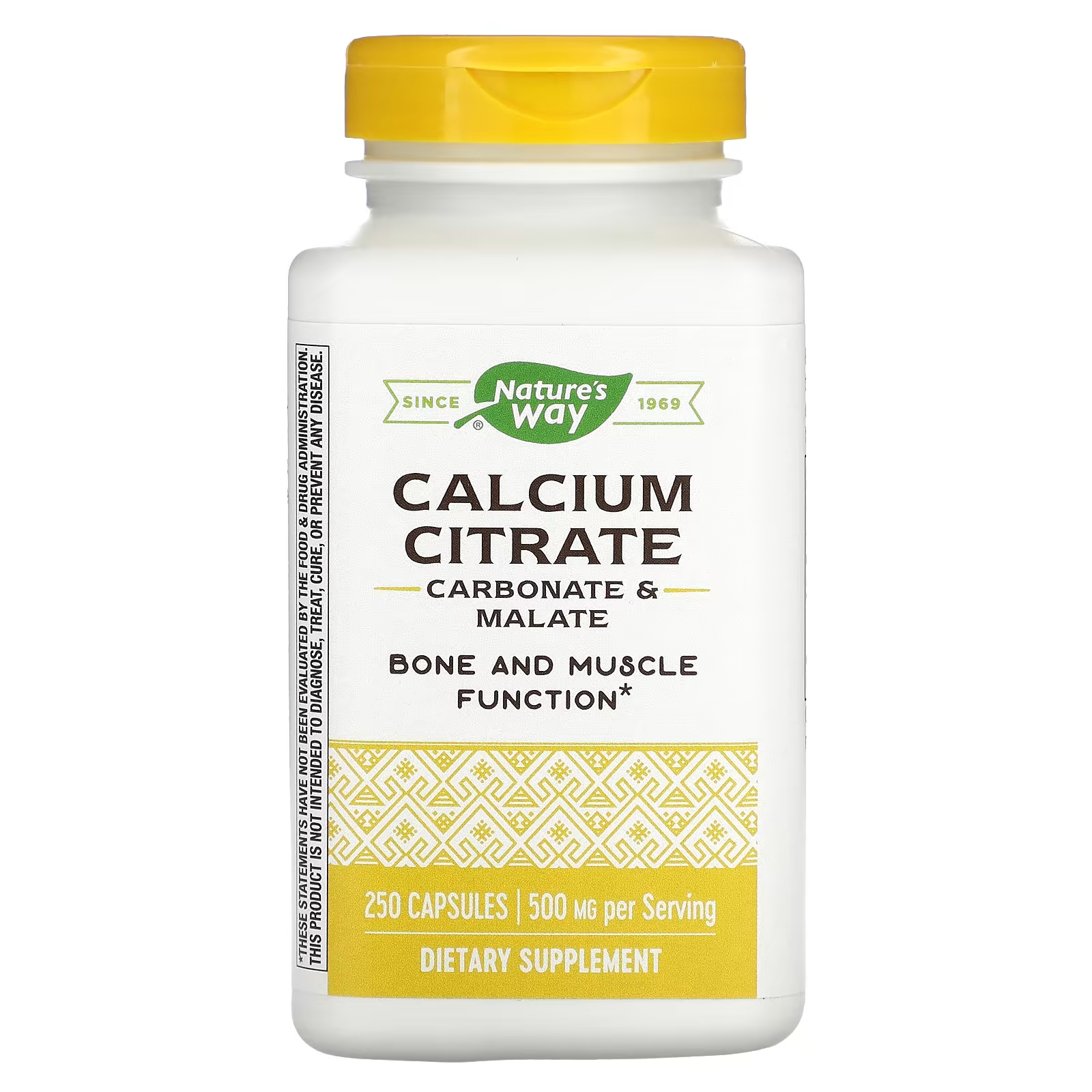 Пищевая добавка Nature's Way Calcium Citrate 500 мг