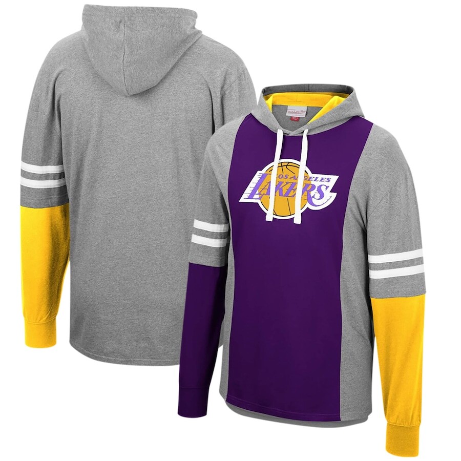 

Футболка с длинным рукавом Mitchell & Ness Los Angeles Lakers, серый