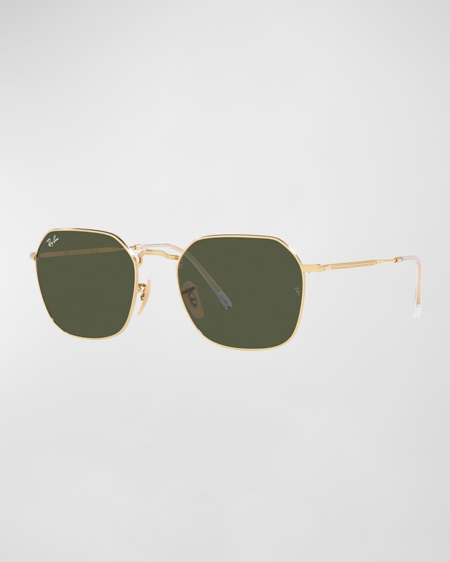 

Мужские квадратные солнцезащитные очки в металлической оправе Ray-Ban