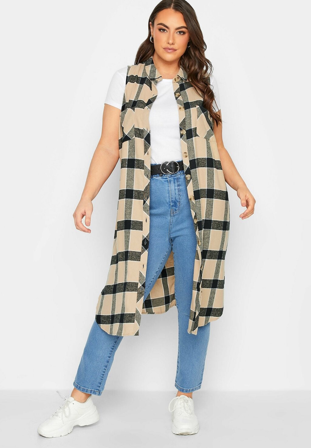 

Рубашка Yours Clothing, коричневый