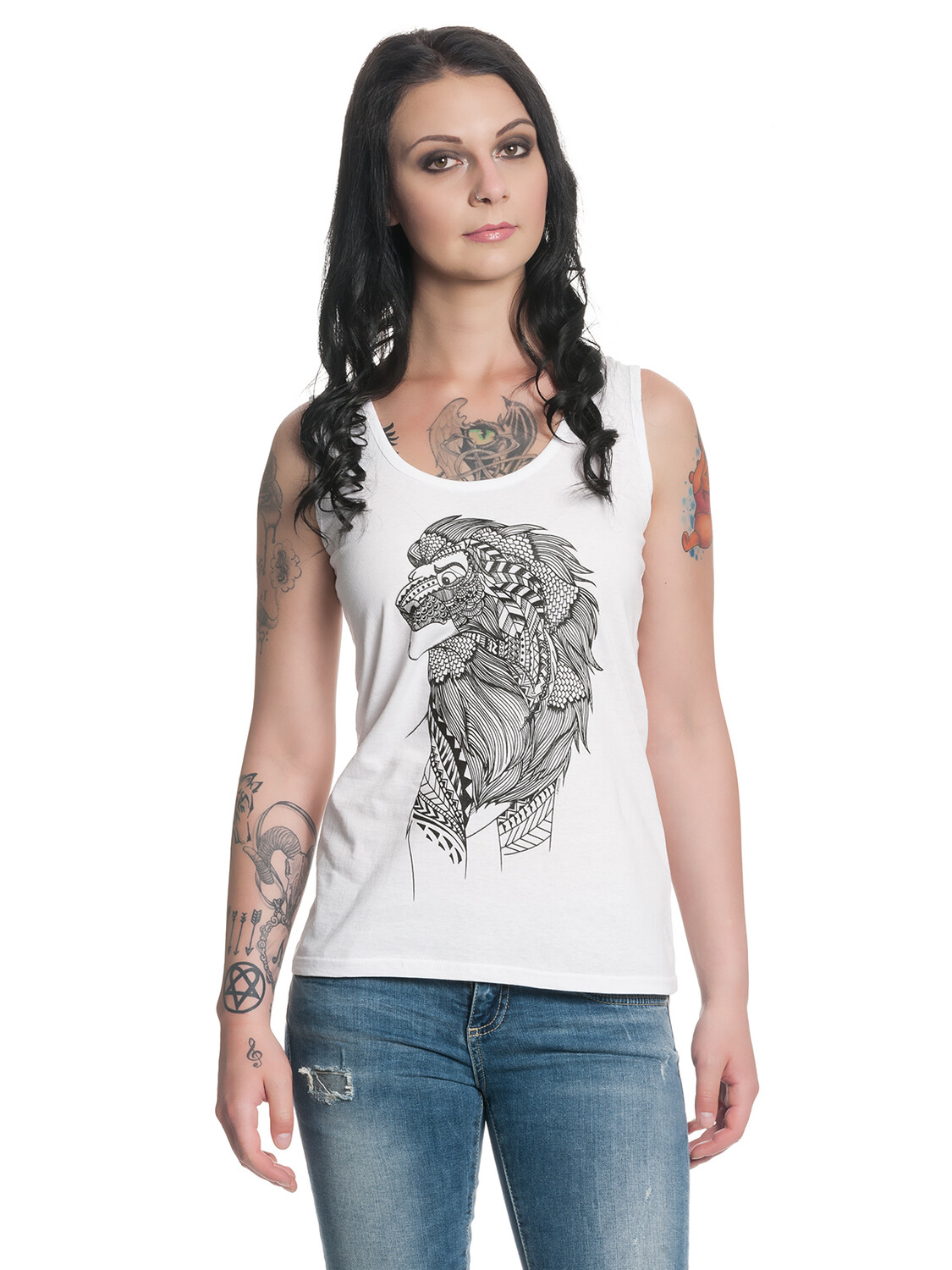 

Топ Disney Tank Lion Ink, белый