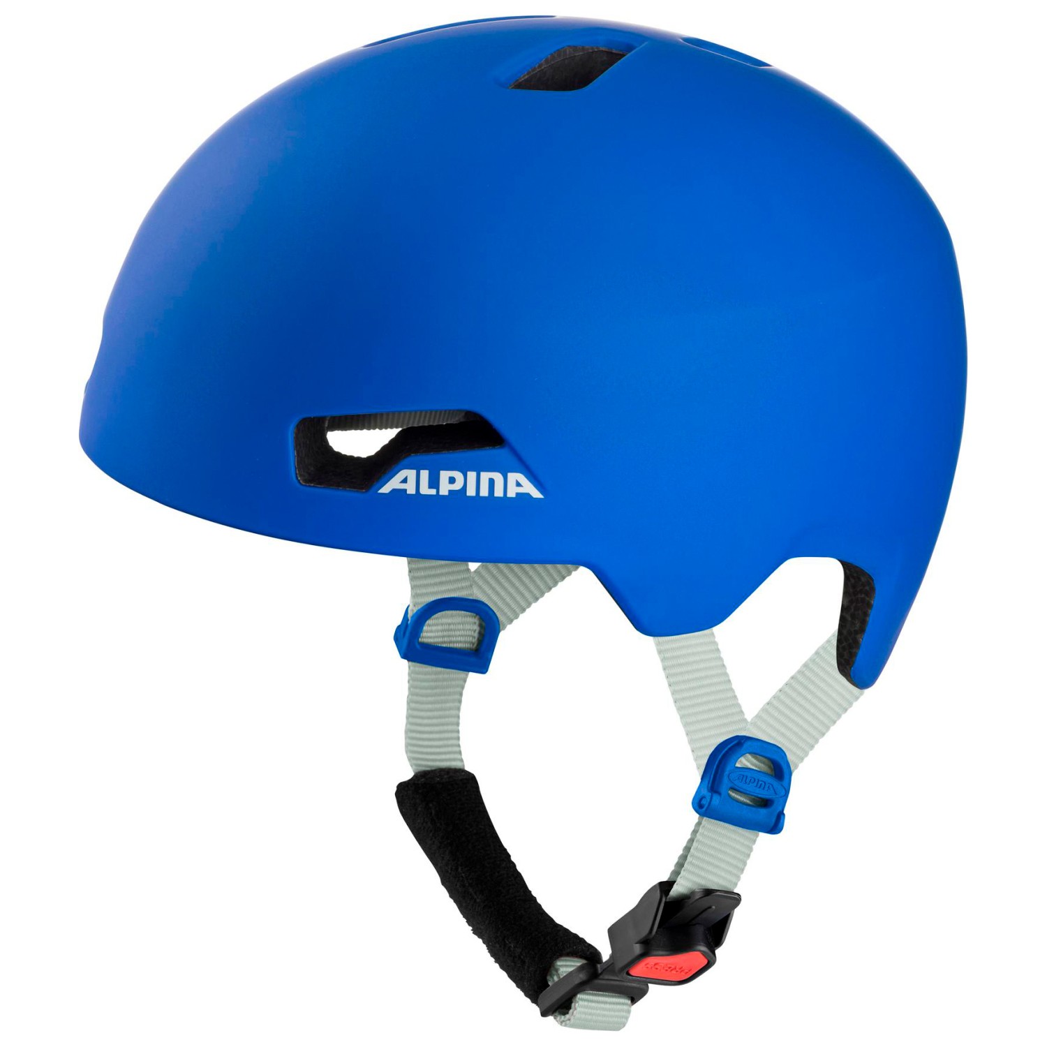 Велосипедный шлем Alpina Kid's Hackney, цвет Royal/Blue Matt