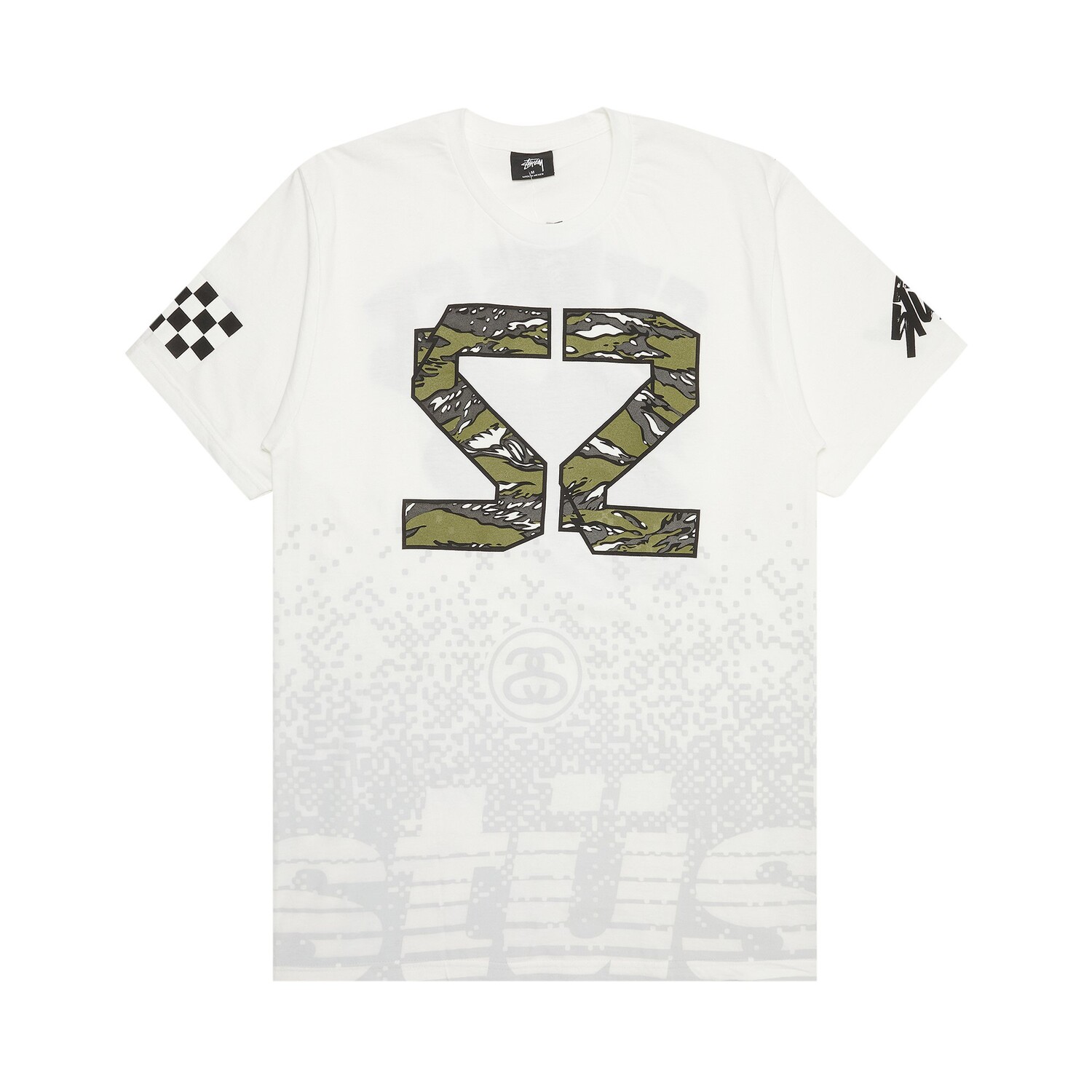 цена Футболка Stussy Camo 35 Белая