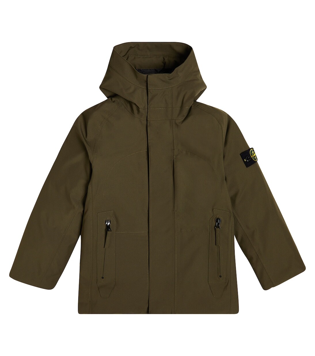 

Пуховая парка Stone Island Junior, зеленый
