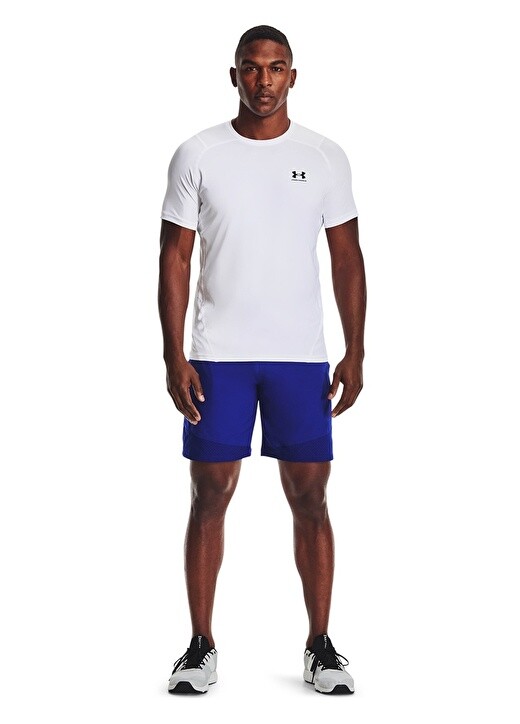 

Однотонная белая мужская футболка с круглым вырезом Under Armour, Белый