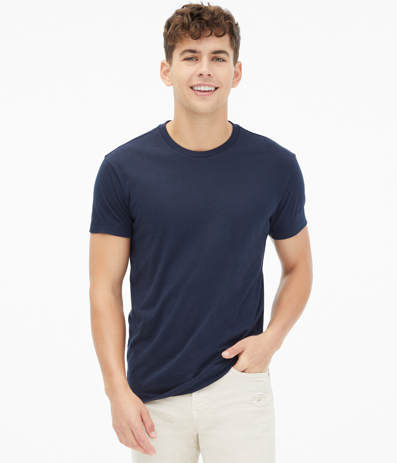 

Классическая футболка с круглым вырезом Aeropostale, синий