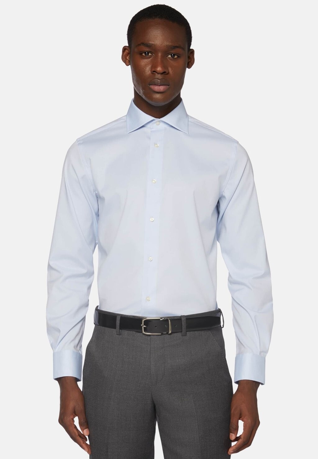

Рубашка STRETCH P POINT WINDSOR COLLAR Boggi Milano, Светло-синий