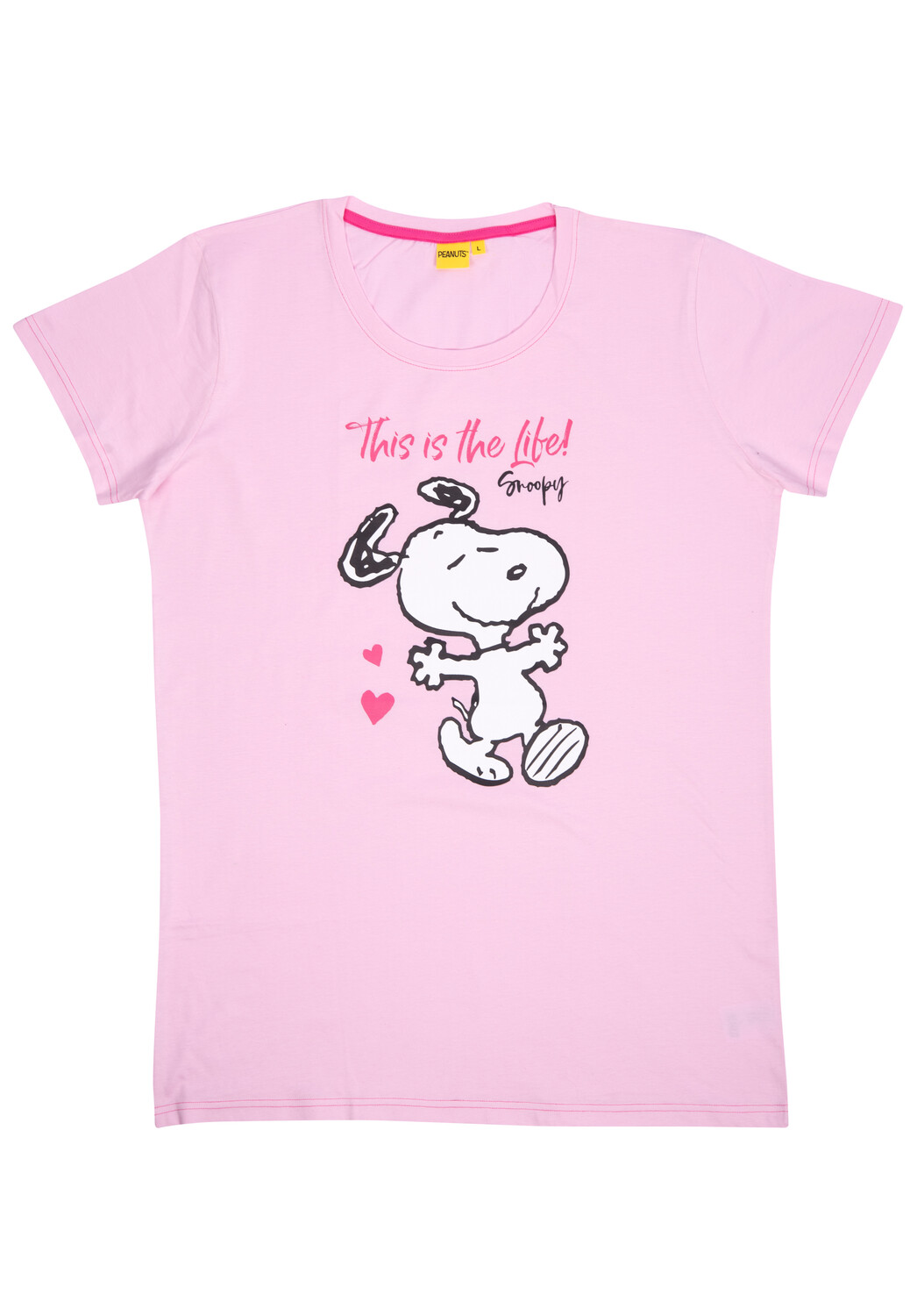 

Ночная рубашка United Labels The Peanuts Snoopy Schlafshirt Pyjama, розовый