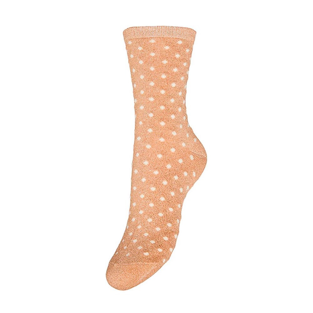 

Носки Pieces Sebby Glitter 17094859 Long, бежевый