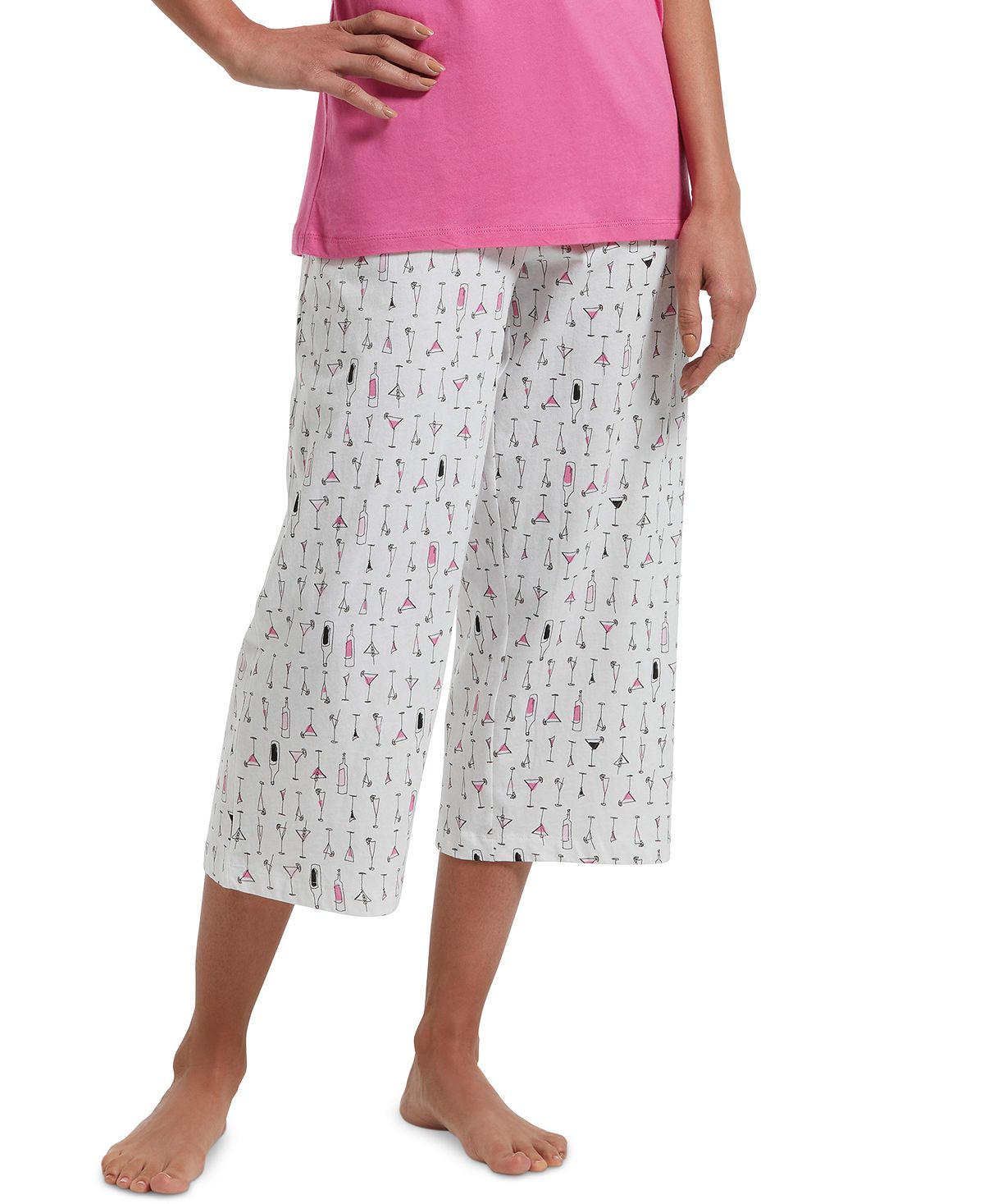 Женские трикотажные пижамные брюки-капри с принтом Sleepwell, изготовленные с использованием технологии регулирования температуры Hue комплект spine creaser для бигования обложек на вшра muller martini