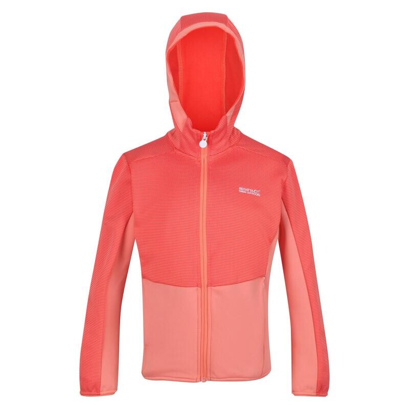 

Детский флис Regatta, цвет salmón/coral red