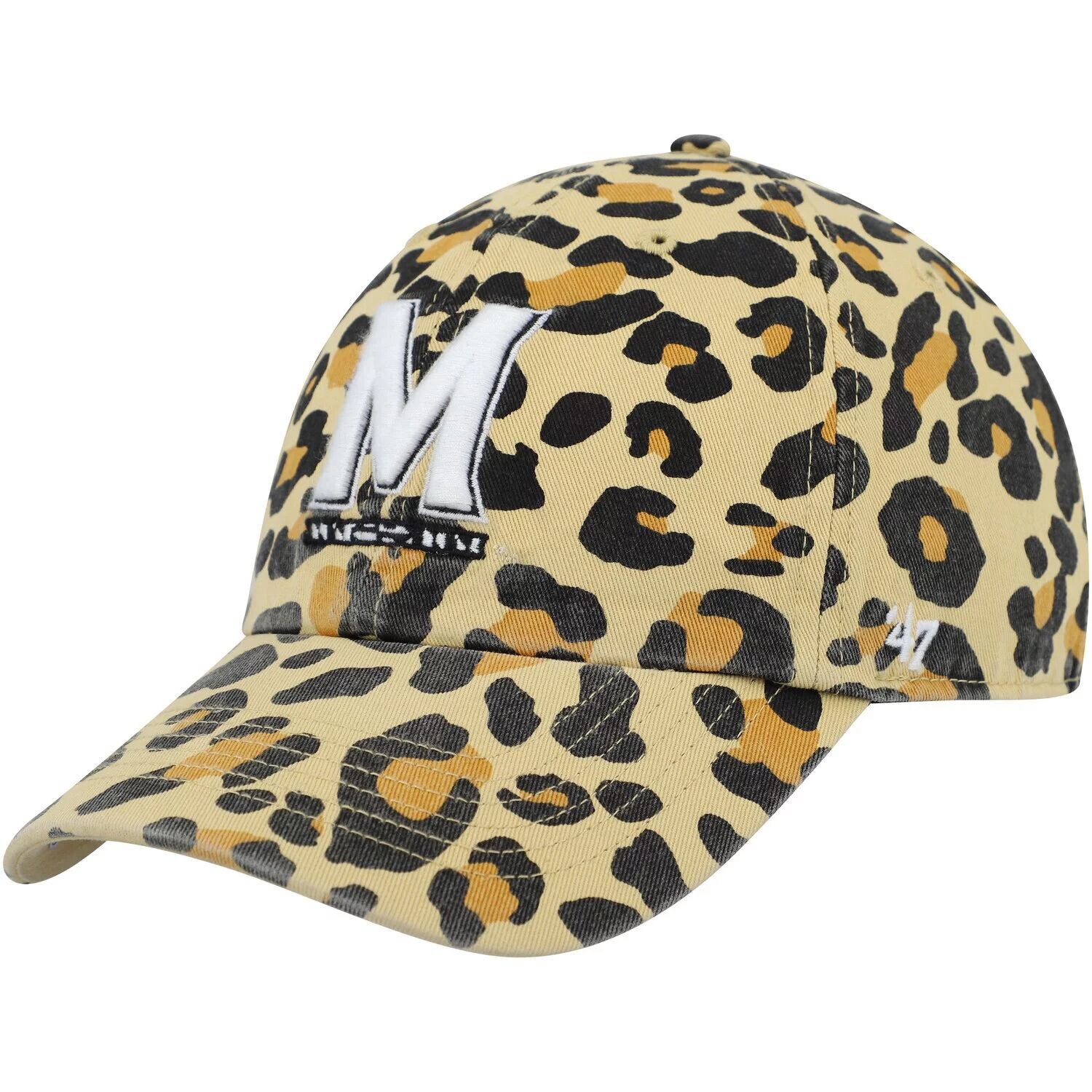 

Женская регулируемая шляпа '47 Gold Maryland Terrapins Bagheera Clean Up