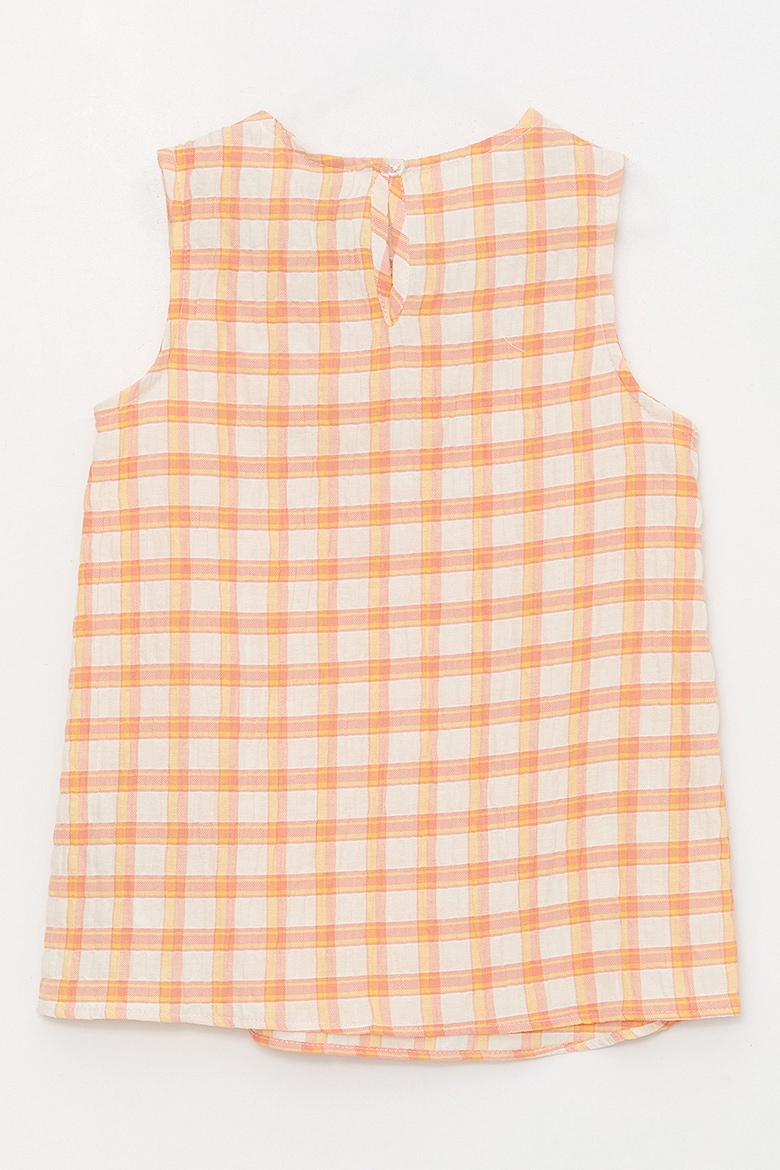 цена Клетчатая блузка без рукавов Lc Waikiki, оранжевый