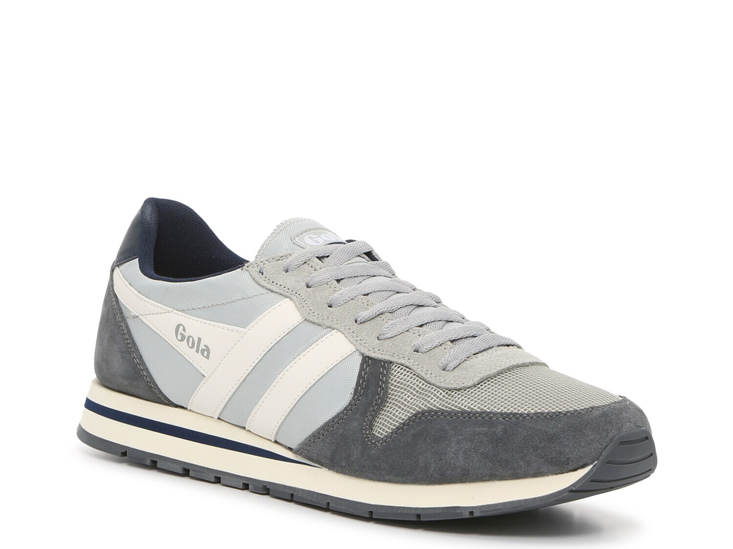 

Кроссовки Gola Daytona Jogger замшевые, черный/серый