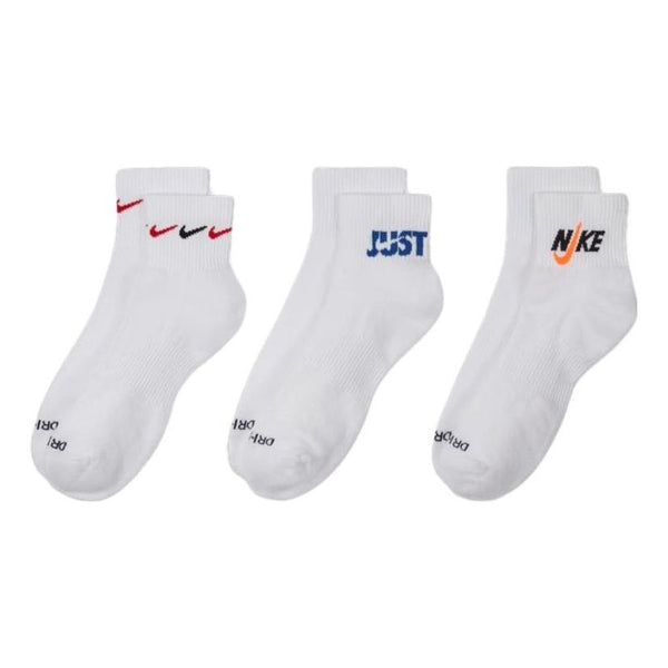 

Носки Nike Everyday Plus Cushioned Training Ankle Socks 3 Pairs 'White', белый