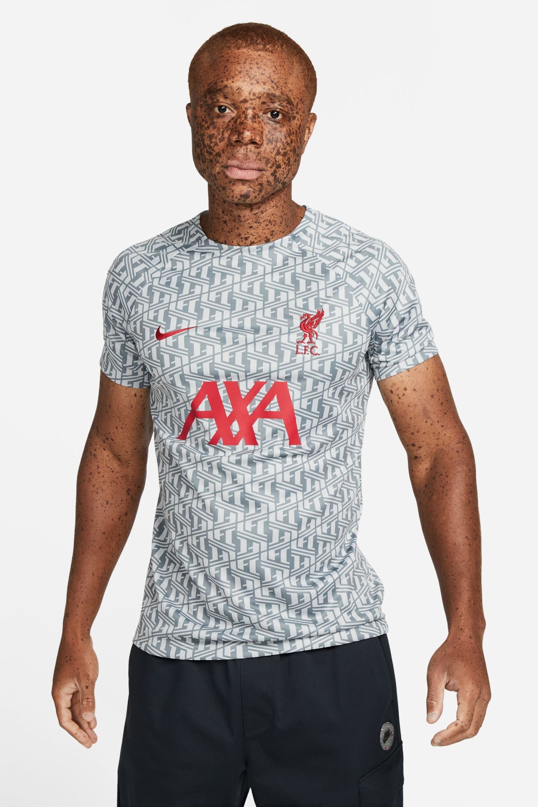 Предматчевая футболка Liverpool FC Nike, белый