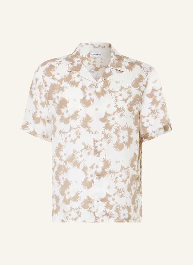 цена Курортная рубашка стандартного кроя Calvin Klein, бежевый
