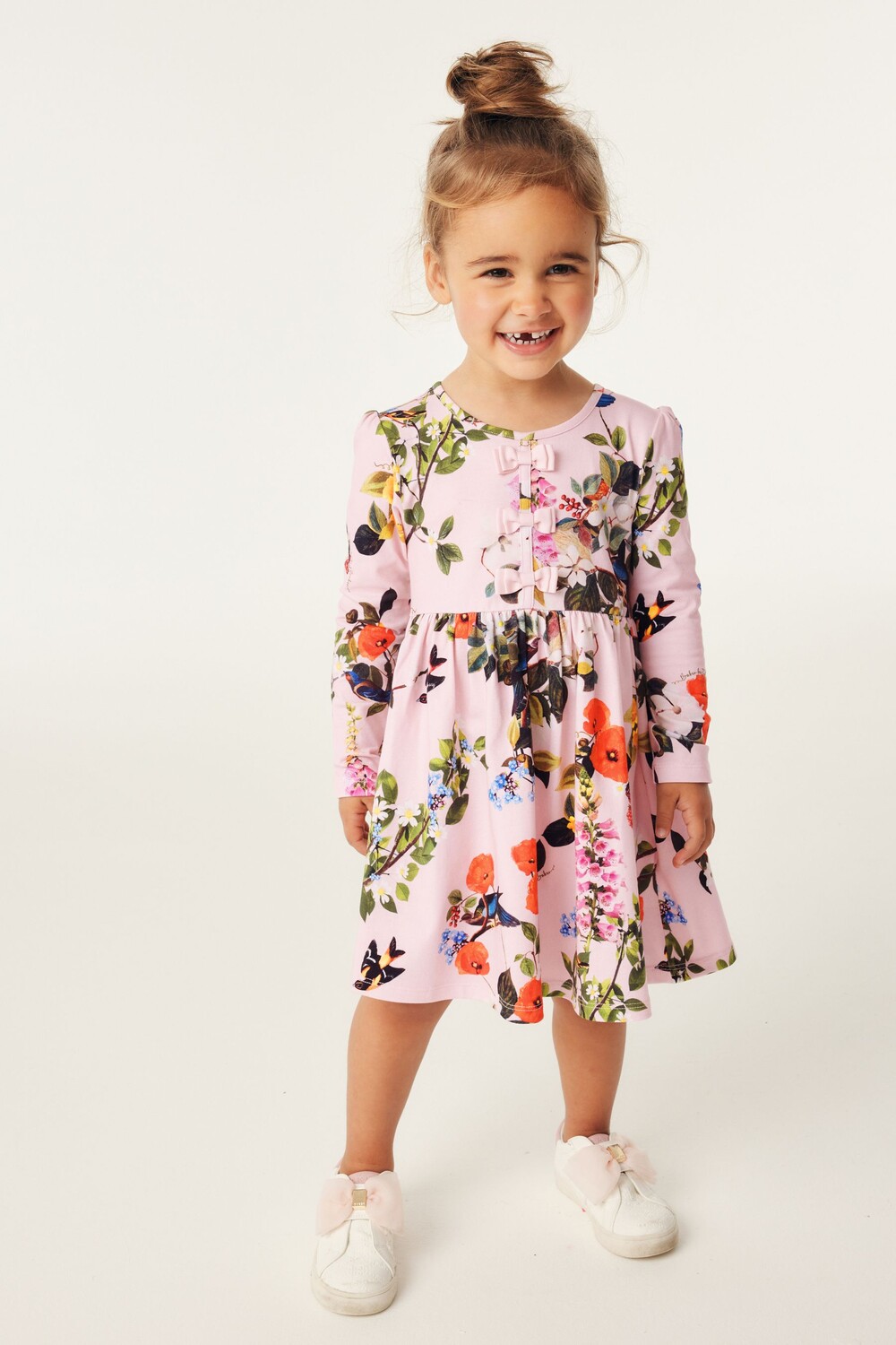 

Платье с цветочными мотивами Baker By Ted Baker, розовый