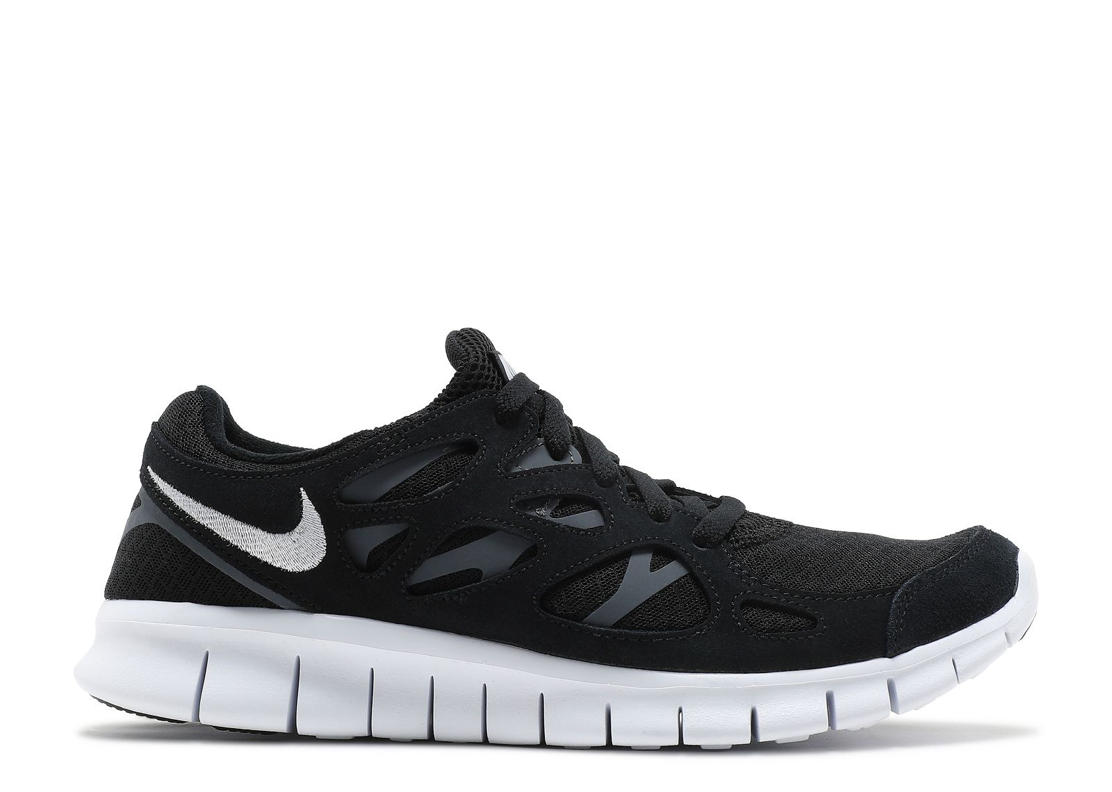 Кроссовки Nike Free Run 2 'Black White', черный кроссовки nike sportswear free run 2 black white dark grey